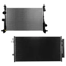 Kit Radiador+ Condensador P/ Renegade; Toro 1.8 2015  A 2019