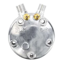 Tampa p/ Compressor Traseira SD 5H14, 5H16 Saída Vertical 8/10