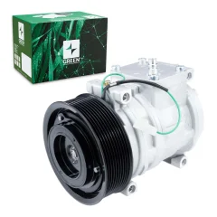 A/C Compressor 7H15 2V 12V 8fix hrz 12x12 Green A/C Compressor 7H15 2V 12V 8fix hrz 12x12 Green