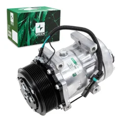 A/C Compressor SD 7H15 Polia 8PK Saída Flex 24V