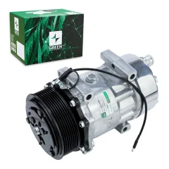 A/C Compressor Universal 7H15 8PK 12V Horizontal 4 Fix (GRN)