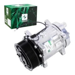 A/C Compressor Universal 7H15 8PK 24V Horizontal 8 Fix (GRN)