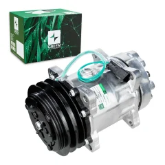 A/C Compressor Volvo EC120D, ECR145E, EW140D, G900...(GREEN)