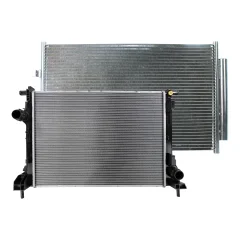 Kit Condensador + Radiador p/ Fiat Argo, Cronos... (Tayashima)