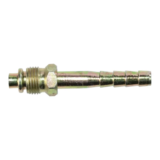 Conexão Macho 6mm Reta Rosca Móvel p/ AC (Macho) (Aço)