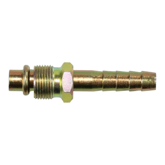 Conexão Macho 8mm Reta Rosca Móvel p/ AR Condicionado (Aço)