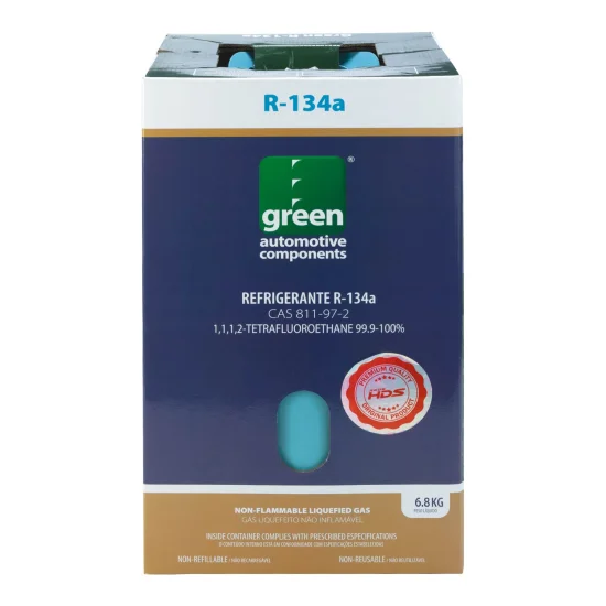 Refrigerante R134  Botija 6,8 Kg 99,99% Pureza (GREEN)(9002)