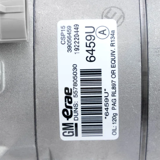 Compressor AC p/ Cruze LT, LTZ, HB... 1.8 2012 a 2016, Linea