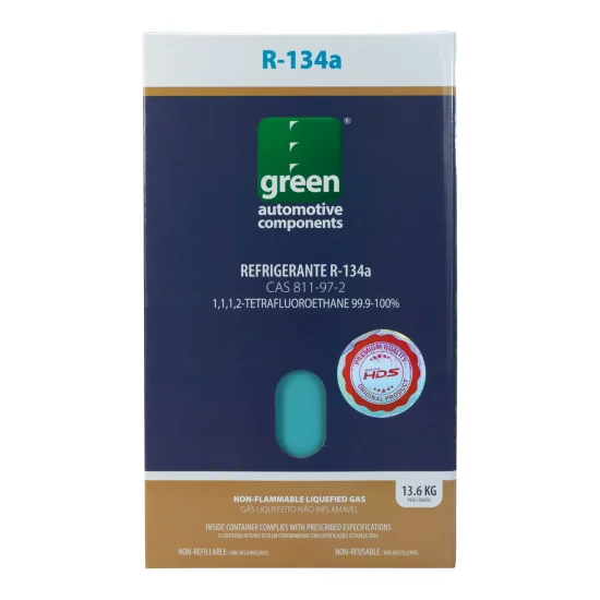 Refrigerante R134  Botija 6,8 Kg 99,99% Pureza (GREEN)(9002)