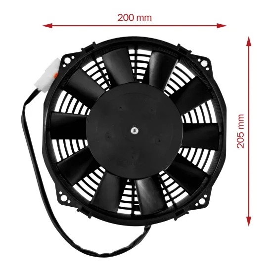 Eletroventilador de AC Axial 7,5Pol 24V Soprante (OEM Spal)