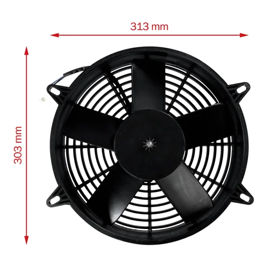 Eletroventilador Universal 11 Polegadas 12V Soprante (OEM)