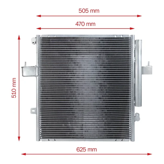 Condensador De Ar Condicionado p/ L200 Triton 12 a 13 (Tysm)