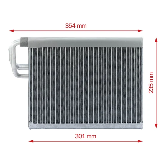 Evaporador p/ A4, A5, Q5, S4, S5, SQ5..2009 a 14(Caixa Behr)