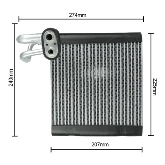 Evaporador AC p/ Nissn Livina 2009 a 2014, Tiida 2008 a 2013