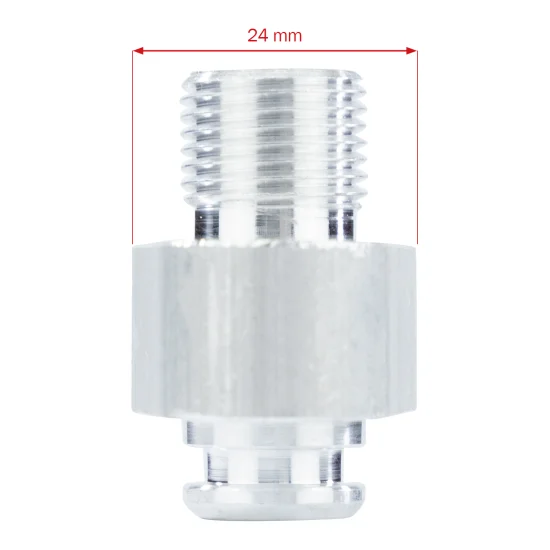 Adaptador p/ Condensador de AC (Rosca 6) (Nipple 8) (Macho)