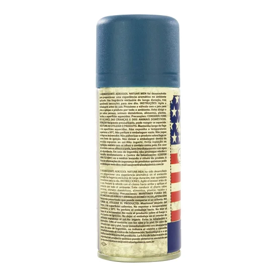 Aromatizante Spray Ar Condicionado Natuar Men America 200ml