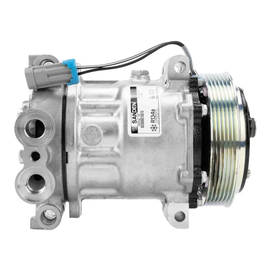 Compressor de AC V6 p/ GM S10, Blazer 4.3 1996 a 2004 SANDEN