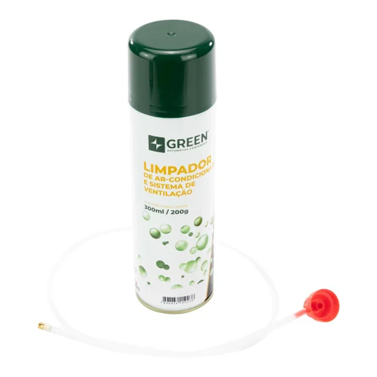 Higienizador Aerosol AC - Fragrância Carro Novo 300ml(GREEN)