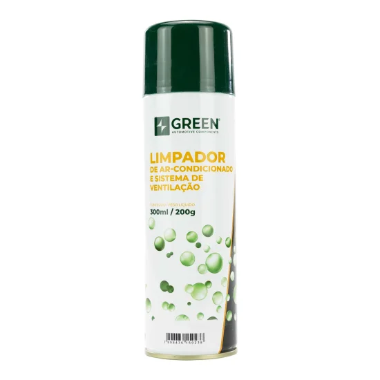 Higienizador Aerosol AC - Fragrância Carro Novo 300ml(GREEN)