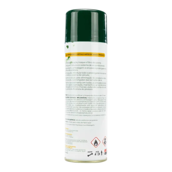 Higienizador Aerosol AC - Fragrância Carro Novo 300ml(GREEN)