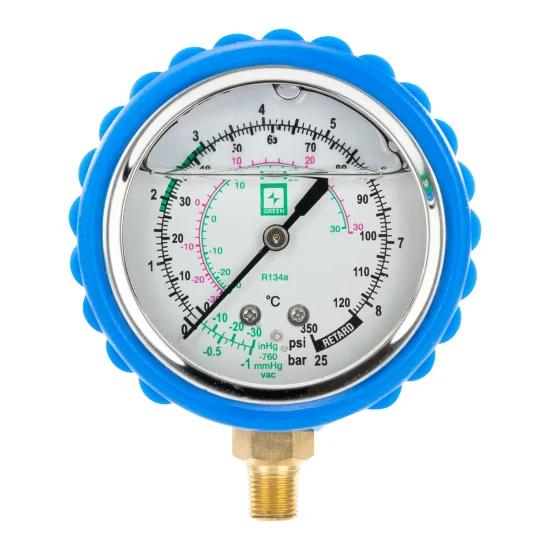 Manometro De Baixa (-30 a 350 PSI) com Glicerina