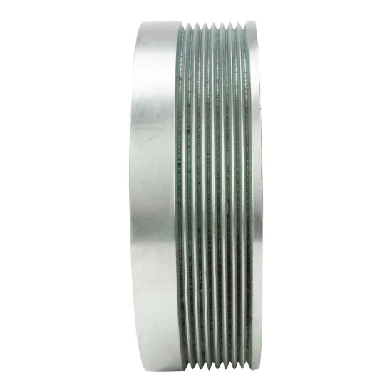 Polia 8PK 152mm p/ Compressor Sanden 7H15 Caterpillar/Case..