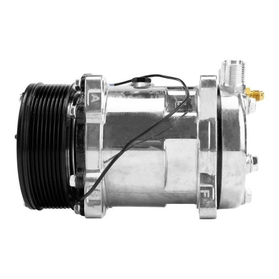 Compressor de AC Universal 5H14 8PK 12V 8Fix Vertical 8/10