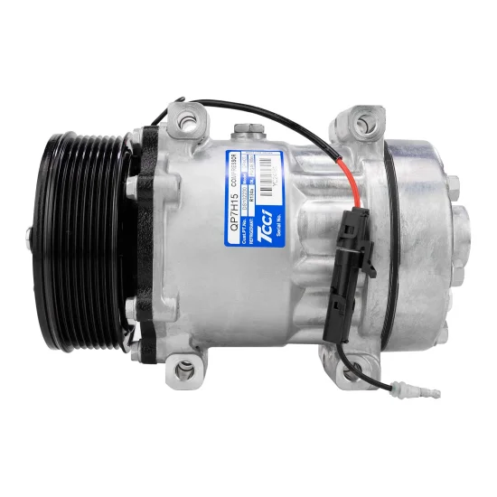 Compressor Sanden de AC Universal 7H15 8PK 12V Flex 4 Fix. (TCCI)