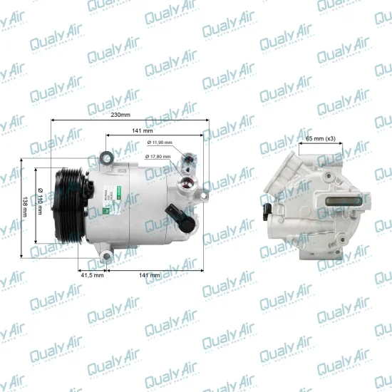 Compressor AC p/ Toro / Compass, Renegade 2016 a 2019 (GRN)