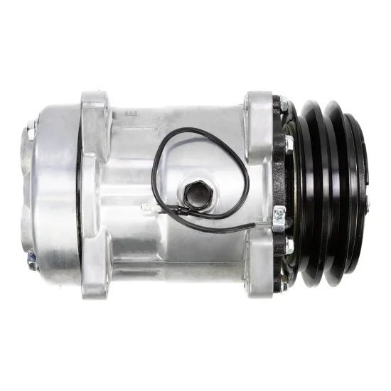 Compressor de AC 7H15 2V Polia 132mm 12V 8 Fixações Flex