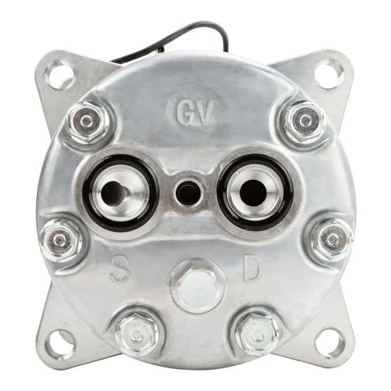 Compressor de AC 7H15 2V Polia 132mm 12V 8 Fixações Flex