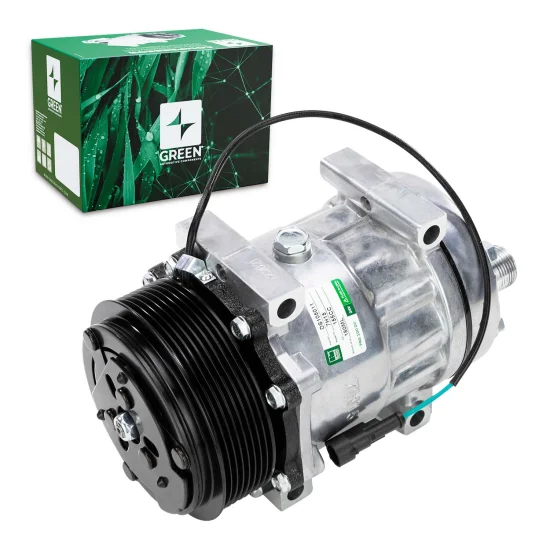 Compressor AC p/ Iveco Tector, Eurocargo; New H. Escavadeira