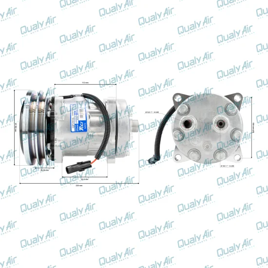 Compressor de AC p/ Magnum 180, TL65, TL95, D85B...(TCCI)