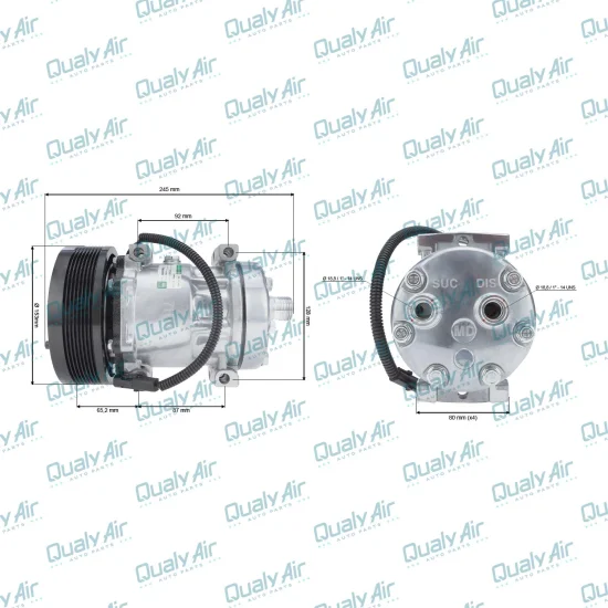 Compressor de AC p/ Magnum 260, 340; T8; D6N, D11T...(GREEN)