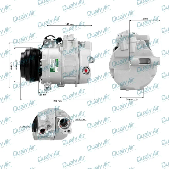 Compressor de Ar p/ Discovery 3 4.0 V6 4x4 Aut. 2006 a 2009