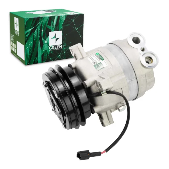 Compressor de AC p/ Mini Escavadeira Ec55B, Ecw55B 24V GREEN