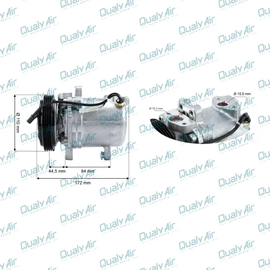 Compressor de AC p/ Suzuki Vitara Mod. Seiko