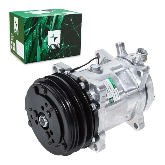 Compressor de AC Universal 5H14 2V Vertical 8 Fix 12V(GREEN)