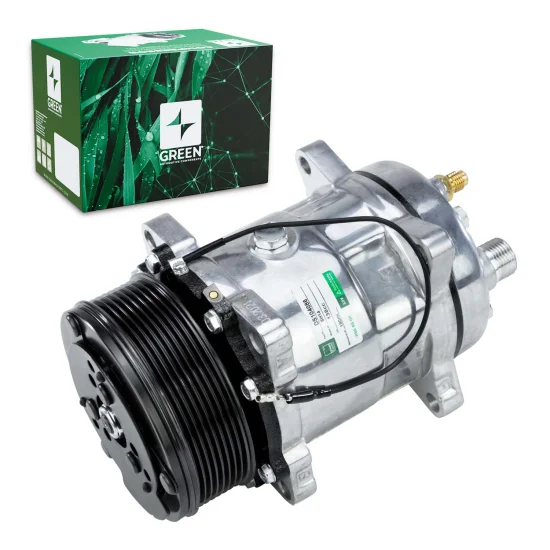 Compressor de AC Universal 5H14 8PK 12V Horizontal 8 F (GRN)