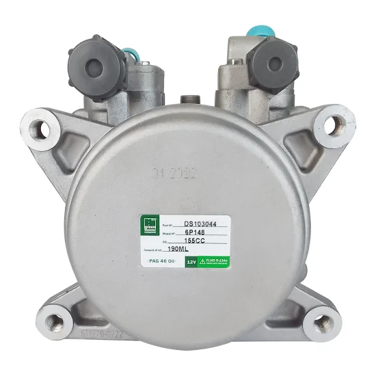 Compressor de AC Universal 6P148 8Fixações Saída Superior