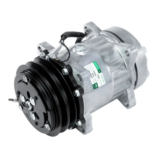 Compressor de AC Universal 7H15 125mm 2V 12V Flex 8 Fix(GRN)