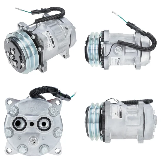 Compressor de AC Universal 7H15 2V 12V 8 Fixações (OEM)