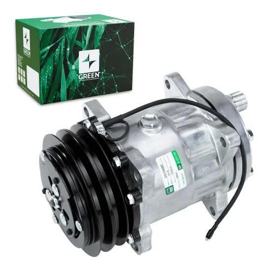 Compressor de AC Universal 7H15 2V 12V Horizontal 8 Fix(GRN)