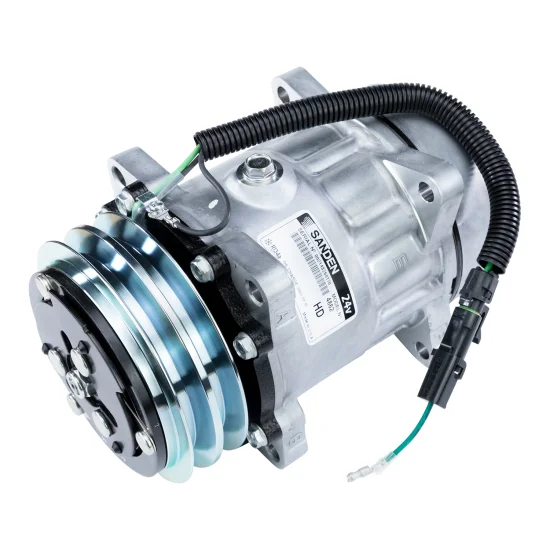 Compressor de AC Universal Sanden 7H15 2V 24V Flex 8 F (OEM)