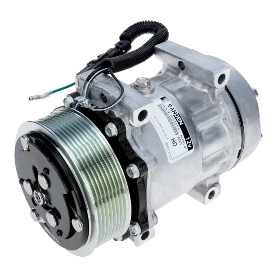 Compressor de AC Universal Sanden 7H15 8PK 12V Flex 4Fix OEM