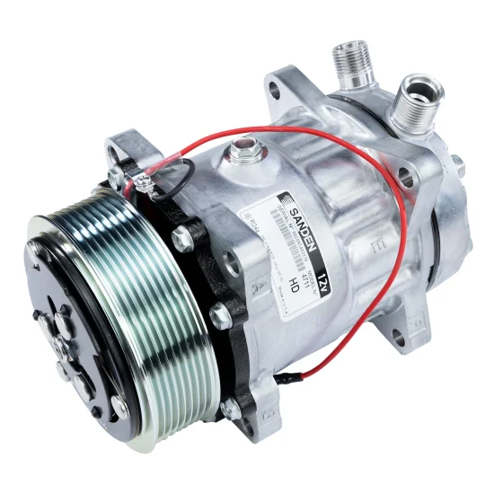 Compressor de AC Universal 7H15 8PK 12V 8 Fix (OEM Sanden)