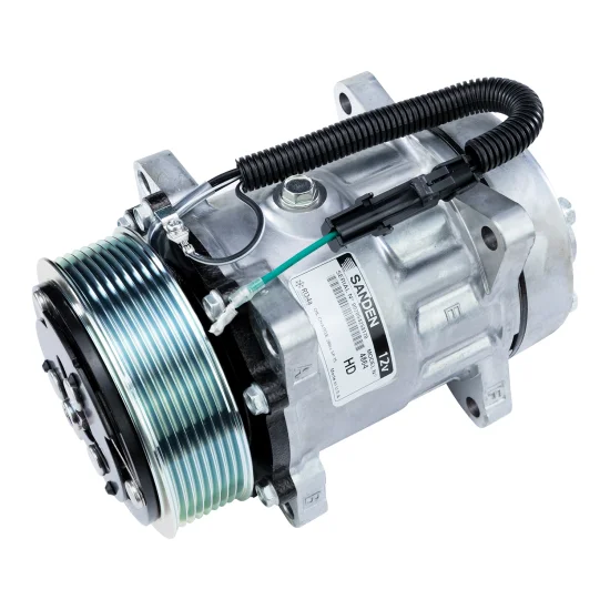 Compressor de AC Universal 7H15 8PK 12V 8 Fixações (OEM)