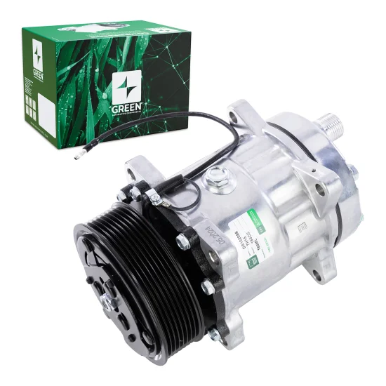 Compressor de AC Universal 7H15 8PK 24V Horizontal 8 F (GRN)