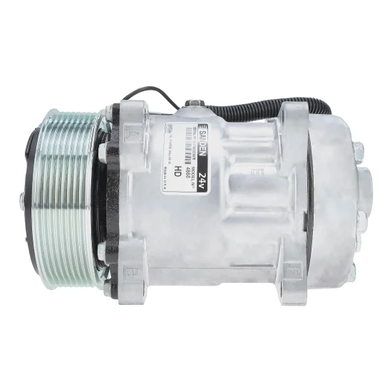 Compressor de AC Universal Sanden 7H15 8PK 24V Flex 8 F(OEM)