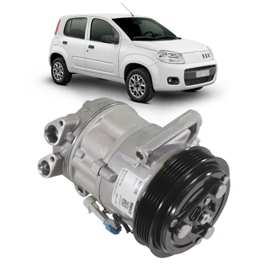 Compressor de Ar Condicionado Mahle Fiat Novo Uno 1.0, 1.4